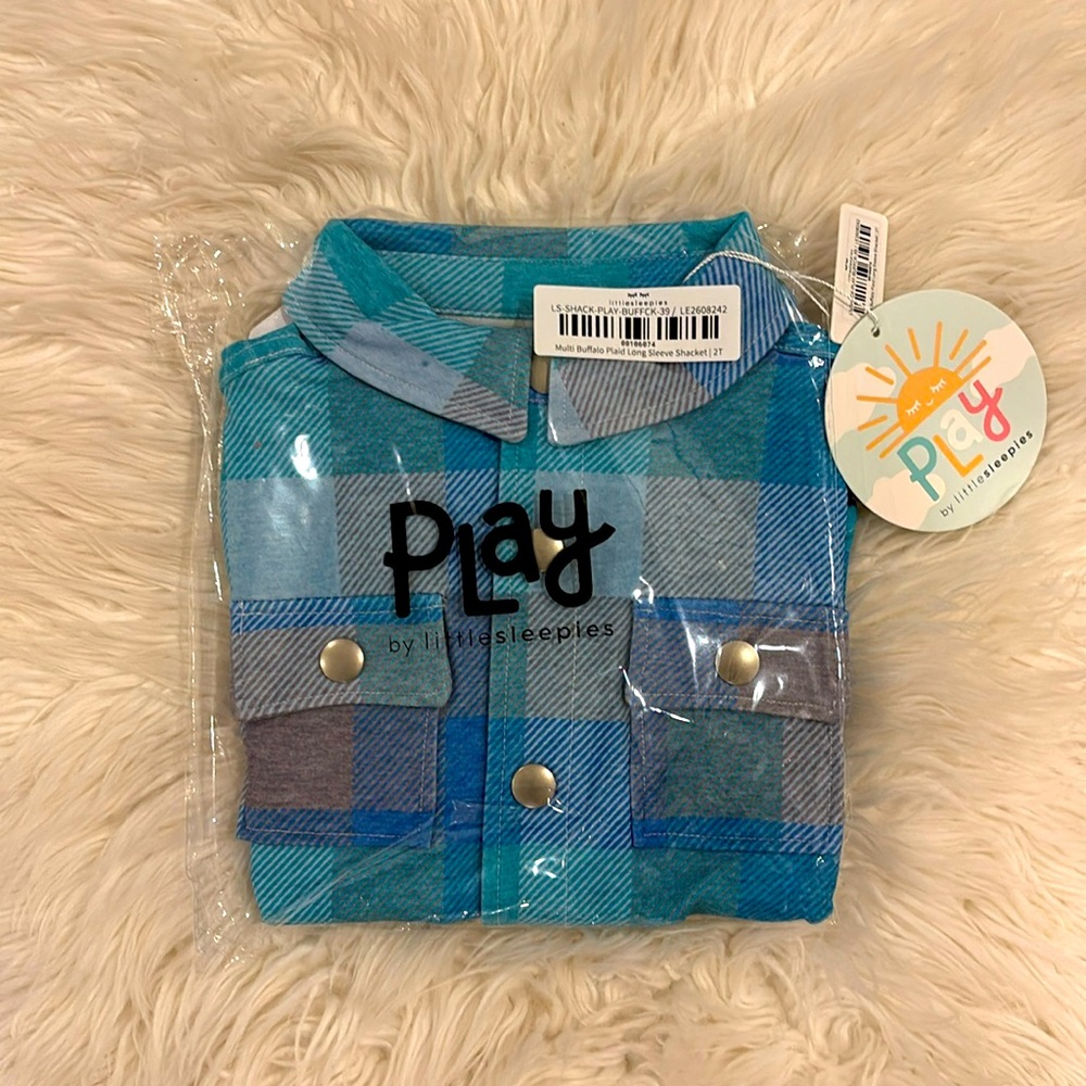 Little sleepies artic plaid shacket